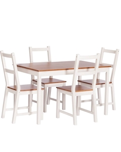 Обеденная группа антик белый стол и 4 стула Sonata Dining Set (21794) Tetchair