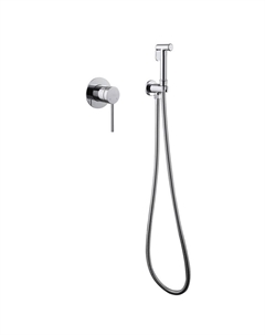 Смеситель с гигиеническим душем встраиваемый Abber Emotion со скрытой частью в комплекте хром (AF8825)