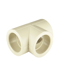 Тройник полипропиленовый 50 х 50 х 50 мм серый (10111050Г) Valfex