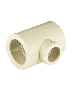 Тройник полипропиленовый переходный 40 х 25 х 40 мм серый (10402540Г) Valfex