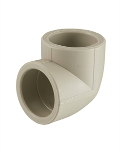 Угол полипропиленовый 63 мм 90° серый (10108063Г) Valfex