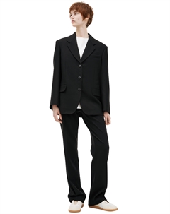 Однобортный жакет из шерсти The row