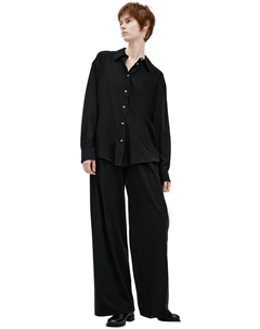 Шелковая рубашка на пуговицах The row