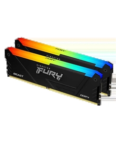 Оперативная память KINGSTON FURY Beast RGB DIMM DDR4 32GB 3200 MHz (KF432C16BB12AK2/32) Kingston