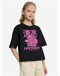 Футболка для девочек, Черный Demix