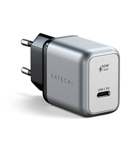 Сетевое зарядное устройство USB-C, 30 Вт, «серый космос» Satechi