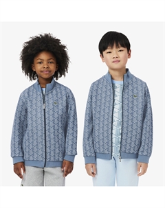 Детская толстовка Paris Monogram с высоким воротом и застежкой-молнией Lacoste