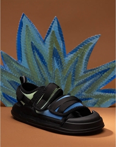 Черные детские сандалии с закрытым мысом Mascotte junior