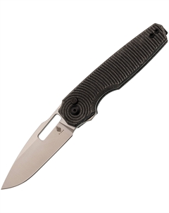 Складной нож Dogfish, сталь NitroV, рукоять микарта, черный Kizer