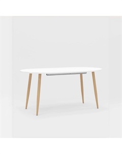 Стол раскладной на 6-8 персон белый So'home