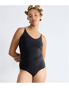 Майка-карасо на тонких бретелях Zero Feel 20 черный Laredoute