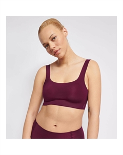 Топ-бюстгальтер с закругленным вырезом Zero Feel 20 красный Sloggi