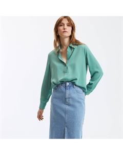 Рубашка с длинными рукавами зеленый Laredoute