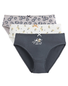 Комплект из трех трусов из эластичного хлопка другие La redoute collections