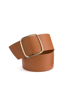 Пояс широкий каштановый Laredoute