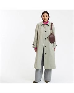 Тренч оверсайз на пуговицах ignature MAURICE зеленый La redoute collections