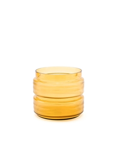 Ваза из прозрачного стекла желтая Sunira желтый Laredoute