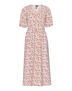 Платье миди на пуговицах белый Laredoute