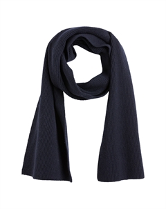 Шарф из овечьей шерсти синий La redoute collections