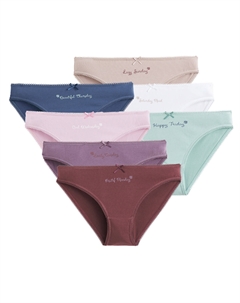 Комплект из семи трусов-слипов с принтом дни недели другие Laredoute