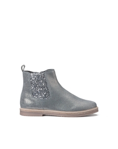 Ботинки-челси из кожи серебристый Laredoute