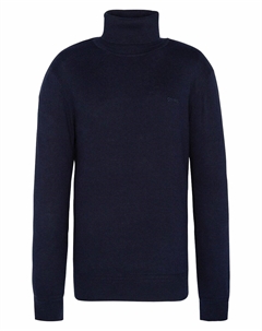 Пуловер с высоким воротником синий Laredoute