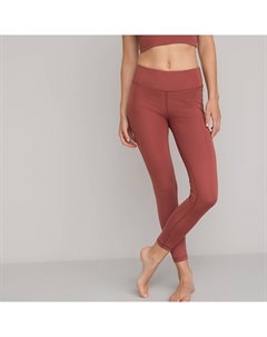 Леггинсы для йоги из микрофибры каштановый Laredoute