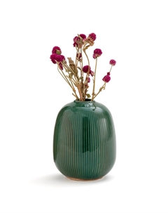 Ваза из керамики В16 см Estria зеленый La redoute interieurs