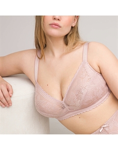 Бюстгальтер без косточек Signature JEANNE розовый Laredoute