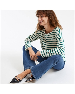 Футболка-тельняшка Signature AIIE зеленый Laredoute