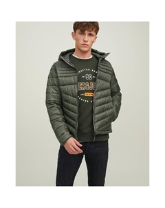 Куртка стеганая легкая с капюшоном Hero зеленый Laredoute