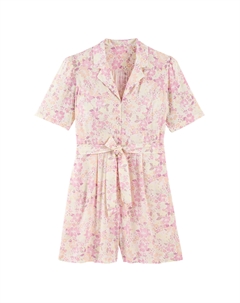 Комбинезон с шортами с цветочным рисунком разноцветный Laredoute