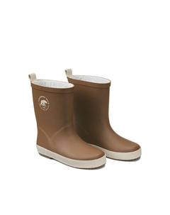 Резиновые сапоги с принтом каштановый Laredoute