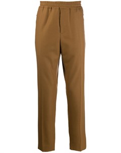 Stella mccartney прямые брюки с эластичным поясом 48 коричневый Stella mccartney