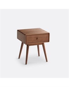 Прикроватная тумбочка с одним ящиком Miji каштановый La redoute interieurs
