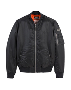 Куртка в стиле бомбер Airforce черный Laredoute