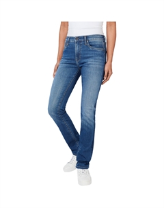 Джинсы с высокой посадкой Slim Grace синий Laredoute