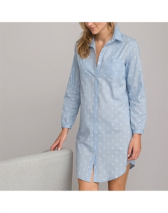 Ночная рубашка синий Laredoute