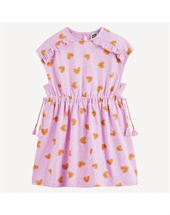 Платье с короткими рукавами принт с сердечками другие La redoute collections