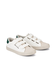 Кеды на липучке City белый Laredoute