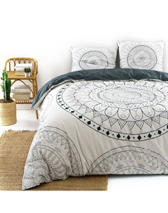 Пододеяльник с рисунком Anisheka синий La redoute interieurs