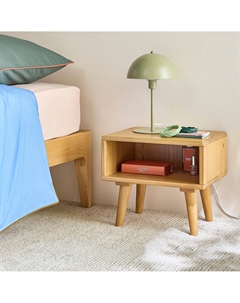 Винтажный прикроватный столик из массива сосны Jimi каштановый La redoute interieurs