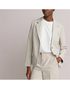 Блейзер широкого покроя бежевый Laredoute