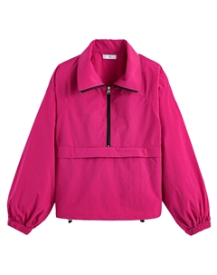 Короткая куртка с полумолнией розовый Laredoute