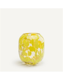 Ваза из дутого стекла В32 см Seventi желтый Am.pm.
