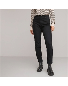 Джинсы мом с высокой посадкой черный Laredoute