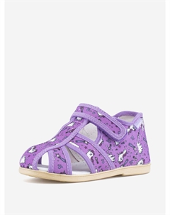Сандалии для девочки, Фиолетовый Котофей