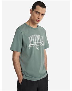 Футболка мужская Classic Graphic, Зеленый Puma