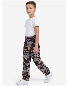 Демисезонные брюки для детей В19053-3 Темный камуфляж, Мультицвет Sherysheff