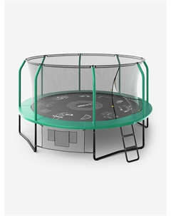 Батут SUPREME GAME 14 ft зеленый, Зеленый Unix line